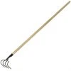 Project Source Fixed 4 Steel Tine Long 48-in Handle Cultivator -Project Source Shop 01235780 L