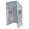 Portico Winter Shelter - Galvanized Steel - Snow Skirt Included - 4-ft L x 4-ft W -Project Source Shop 05535025 L