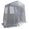 Vestibule Outdoor Shelter - High Density Polyethylene Fabric Cover - Galvanized Steel Frame - White -Project Source Shop 05535026 L