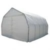 Project Source Large Car Shelter - Polyethylene Fabric - Galvanized Steel Frame - Quick Connect Style -Project Source Shop 05535031b L