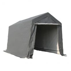 Project Source 7.6-ft x 7.5-ft x 7-ft Powder Coated Car Shelter