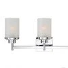 3-Light Vanity Light and Bathroom Accessories Set - Chrome -Project Source Shop 08385033b L