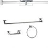 3-Light Vanity Light and Bathroom Accessories Set - Chrome -Project Source Shop 08385033c L