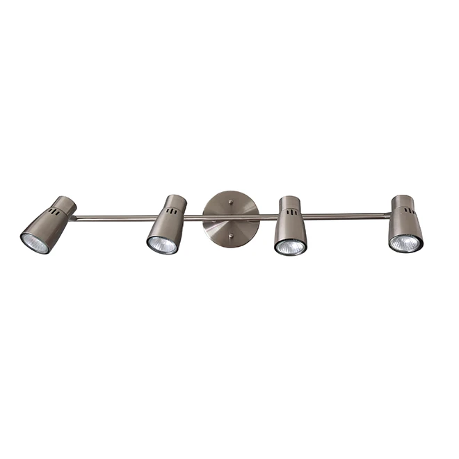 Track Light - 4 Lights - Project Source - Satin Nickel 3 Track Light - 4 Lights - Project Source - Satin Nickel