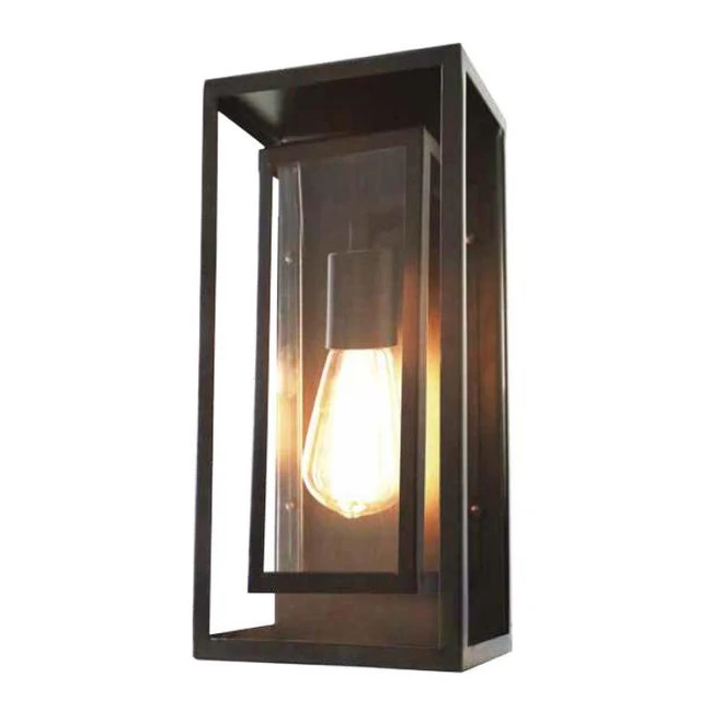 Project Source Outdoor Wall Lantern - 14-in - Black Metal and Glass 3 Project Source Outdoor Wall Lantern - 14-in - Black Metal and Glass
