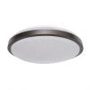 Project Source Round Flush Mount Ceiling Fixtures - LED - 12-in - Metal/Acrylic - Oil Rubbed Bronze - Pack of 2 -Project Source Shop 12195087 L