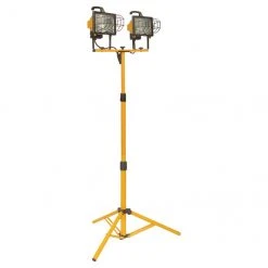 Halogen Tripod Work Lamp - 2 x 500W - 67 3/4"