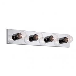 Wall Sconce for Vanity - 24'' - 4 Lights - Chrome