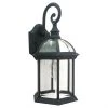 Uberhaus Wall Lantern - 8 3/8-in - Rusty Finish Flat Black -Project Source Shop 43855082 L