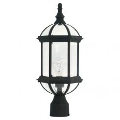 Project Source Exterior Lantern - 19 1/2-in - Bronze