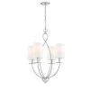 Chandelier - 4 Lights - 18.5" x 27.5" - Metal - Chrome -Project Source Shop 43855117 L