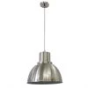 Dome 1-Light Pendant Light- 35" - Steel - Brushed Nickel -Project Source Shop 45055007 L