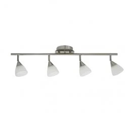 Project Source Track Light - 4 Lights - 30" - White/Nickel