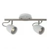 Track Light - 2 Lights - 16" - Steel - Chrome/Matte White -Project Source Shop 45055019 L