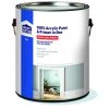 Project Source Plus 100% Acrylic Semi-Gloss Paint and Primer - 3.78-L -Project Source Shop 50317356a L