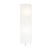 Project Source Floor Lamp with Rice Paper Shade - 69.75-in - Brushed Nickel and White -Project Source Shop 63745009b L
