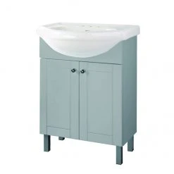 Project Source Bathroom Vanity - 24-in - 2-Door - Grey
