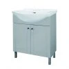 Project Source Grey 30-in Elevated Vanity with Sink - 2 Doors 1 Project Source Grey 30-in Elevated Vanity with Sink - 2 Doors -Project Source Shop 70235096 L