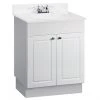 Project Source Bathroom Vanity - 24-in - 2-Door - White -Project Source Shop 70235098 L