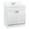 Project Source Bathroom Vanity - 30-in - 2-Door - White -Project Source Shop 70235099 L
