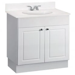 Project Source Bathroom Vanity - 37-in - 2-Door - White
