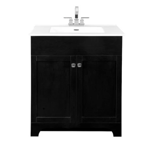 Project Source Dunaway Bathroom Vanity - 30-in - 2-Door - Espresso -Project Source Shop 73695164 L