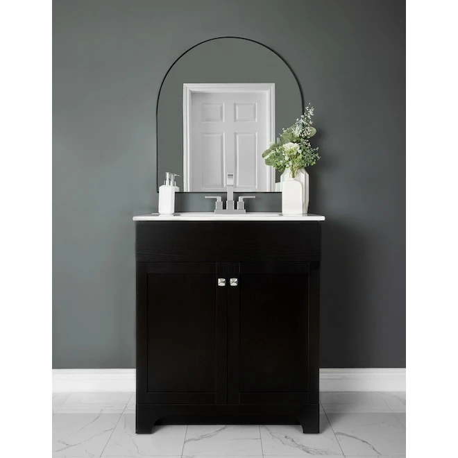 Project Source Dunaway Bathroom Vanity - 30-in - 2-Door - Espresso 4 Project Source Dunaway Bathroom Vanity - 30-in - 2-Door - Espresso - Image 3