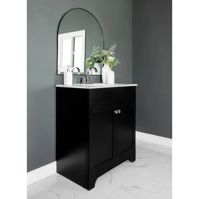 Project Source Dunaway Bathroom Vanity - 30-in - 2-Door - Espresso 5 Project Source Dunaway Bathroom Vanity - 30-in - 2-Door - Espresso - Image 4