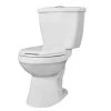 Project Source 2-Piece Toilet - Dual Flush - 4-L/6-L - White -Project Source Shop 78195089 L