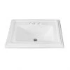 Project Source Castille Square Drop-in Sink - Vitreous China 1 Project Source Castille Square Drop-in Sink - Vitreous China -Project Source Shop 78195099 L