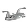 Project Source Ethan Bathroom Faucet - 2 Handles - Brushed Nickel -Project Source Shop 80375093 L