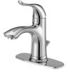 Project Source Qino Bathroom Faucet with Deck Plate and Drain - Chrome 2 Project Source Qino Bathroom Faucet with Deck Plate and Drain - Chrome -Project Source Shop 80375095 L