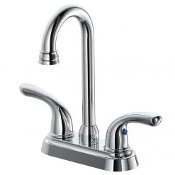 Project Source Bar Faucet - 2-Handle - Chrome Finish