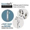 Project Source Kitchen Faucet with Pull-Down Spout - 1 Handle - Brushed Nickel -Project Source Shop 80375156ba L